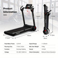 NNETM Folding Electric Treadmill 2.25HP - Black