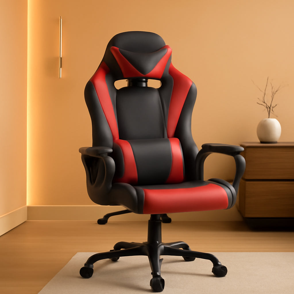 Ergonomic High-Back PU Leather Gaming Chair