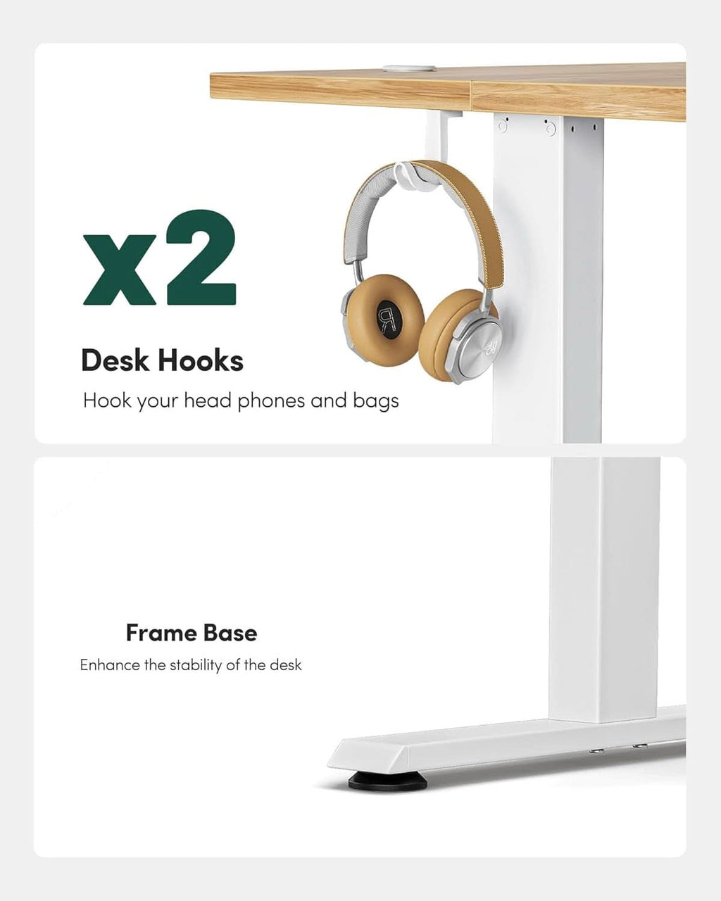 55" Electric Standing Desk for Home Office & Remote Work
