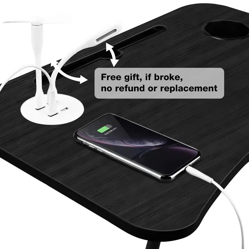 Portable Laptop Bed Desk for Work From Home Reading & Study