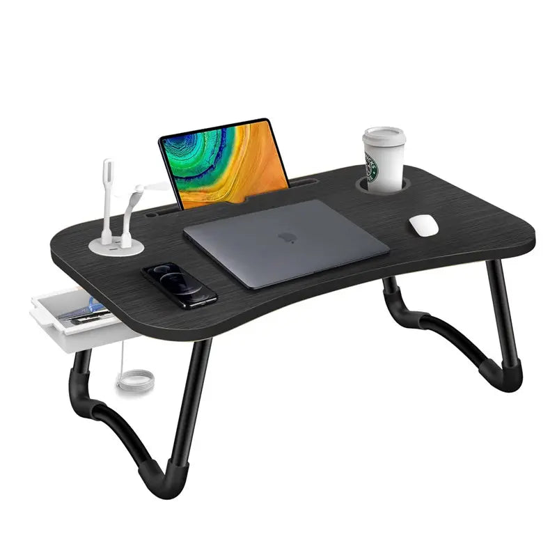 Portable Laptop Bed Desk for Work From Home Reading & Study