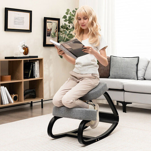 Rocking Ergonomic Kneeling Chair for Home Office