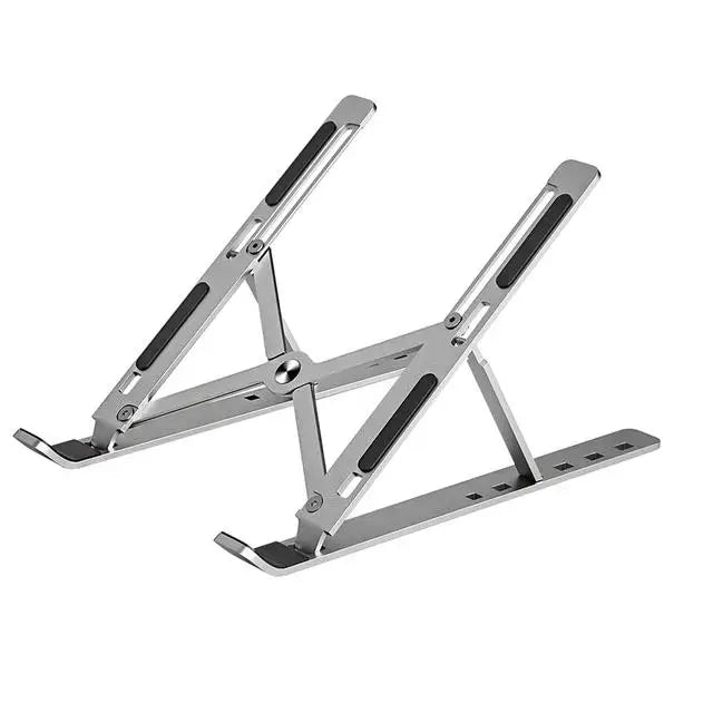 Portable Aluminum Laptop Stand for Remote Work and Ergonomic Desk Setups