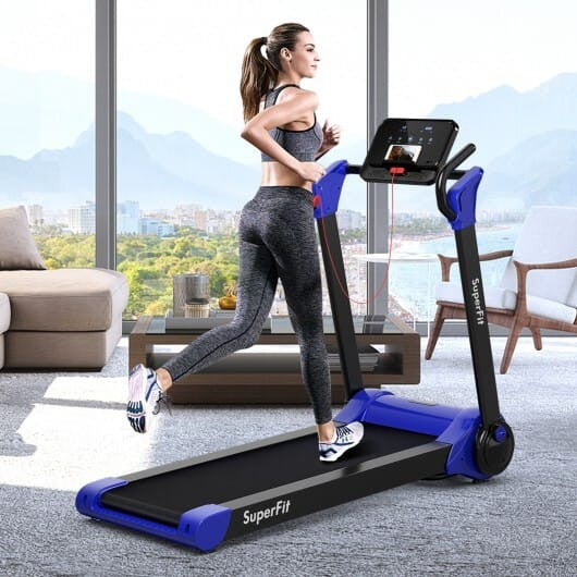SuperFit Treadmill for Home Office with Bluetooth & App Control