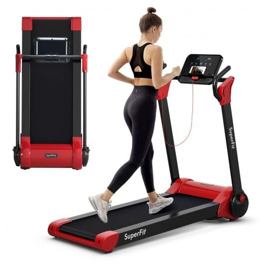 SuperFit Treadmill for Home Office with Bluetooth & App Control