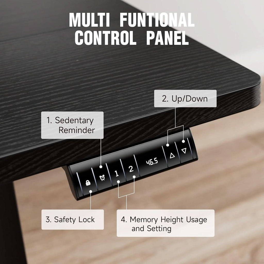 47.2" Height Adjustable Standing Desk for Home Office