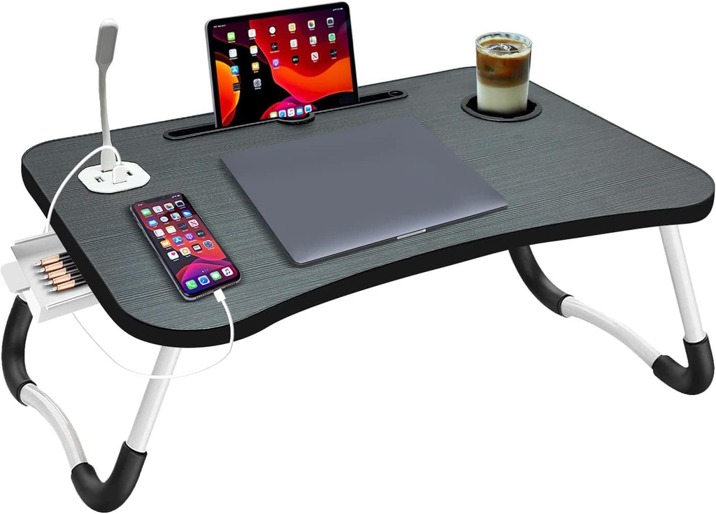 Portable Laptop Bed Desk for Work From Home Reading & Study