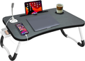 Portable Laptop Bed Desk for Work From Home Reading & Study